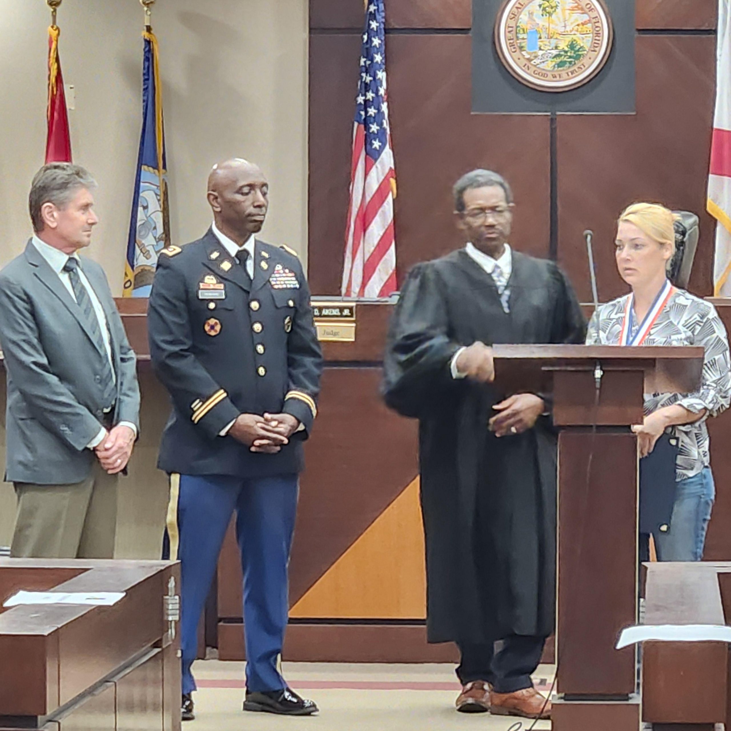 Contrats to Marine veteran who participates with TVLC food distribution!